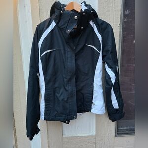 NILS Women's Black and White Ski Jacket